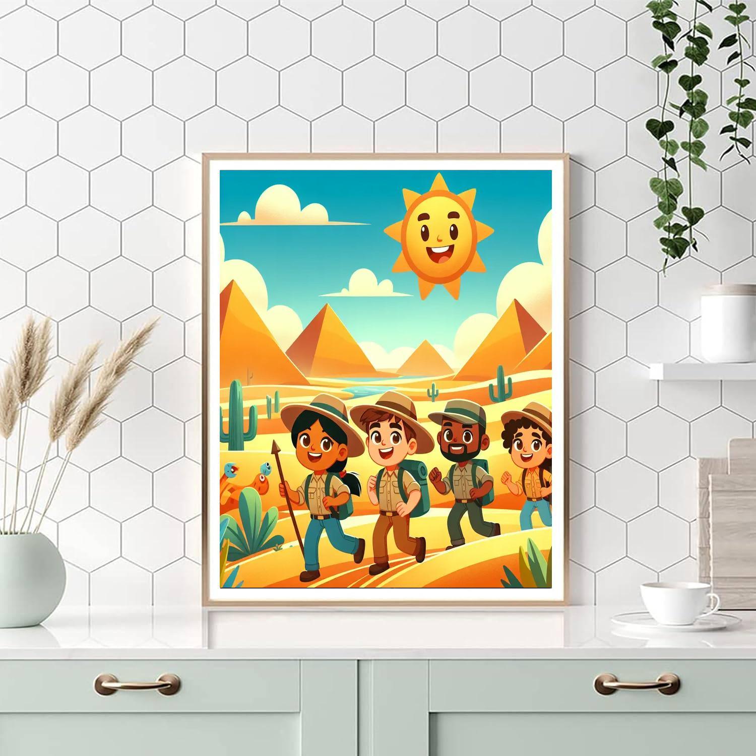 Explorer's Desert Journey Paint By Numbers Kits