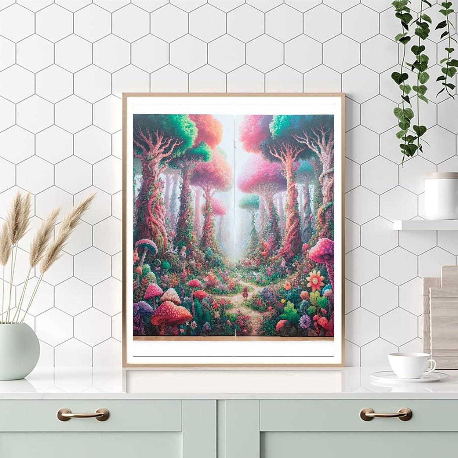 Whimsical Fairy Tale Woodlands Paint By Color