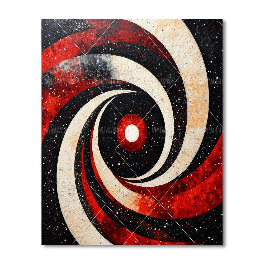 Kazimir Malevich Inspired Cosmic Abstraction  Paint By Color