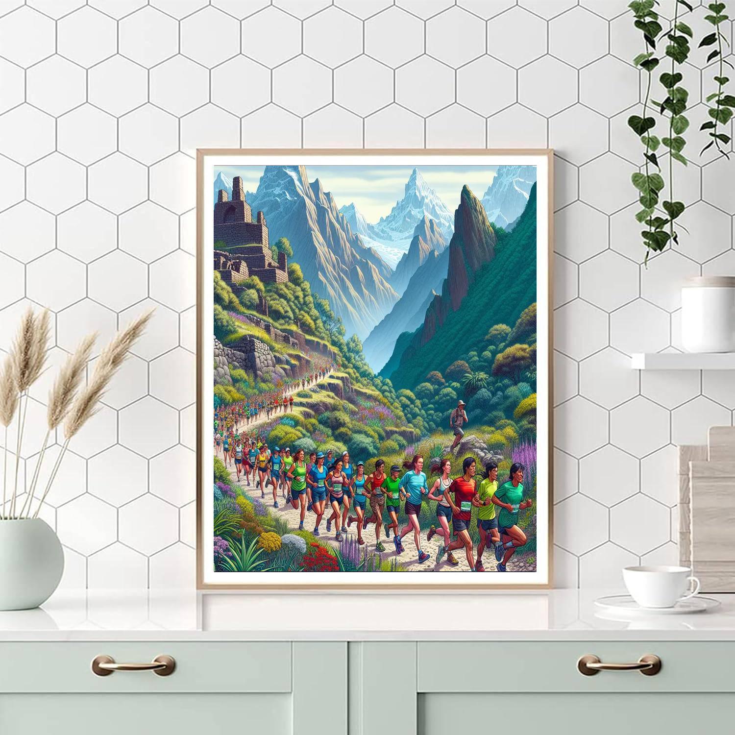 Inca Trail Marathon - Machu Picchu, Peru Paint By Number