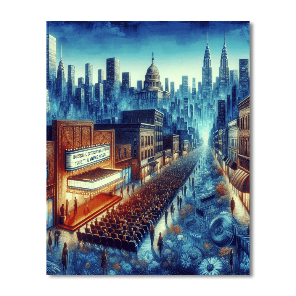 Belfast Film Festival - Northern Ireland Numbered Painting Kits