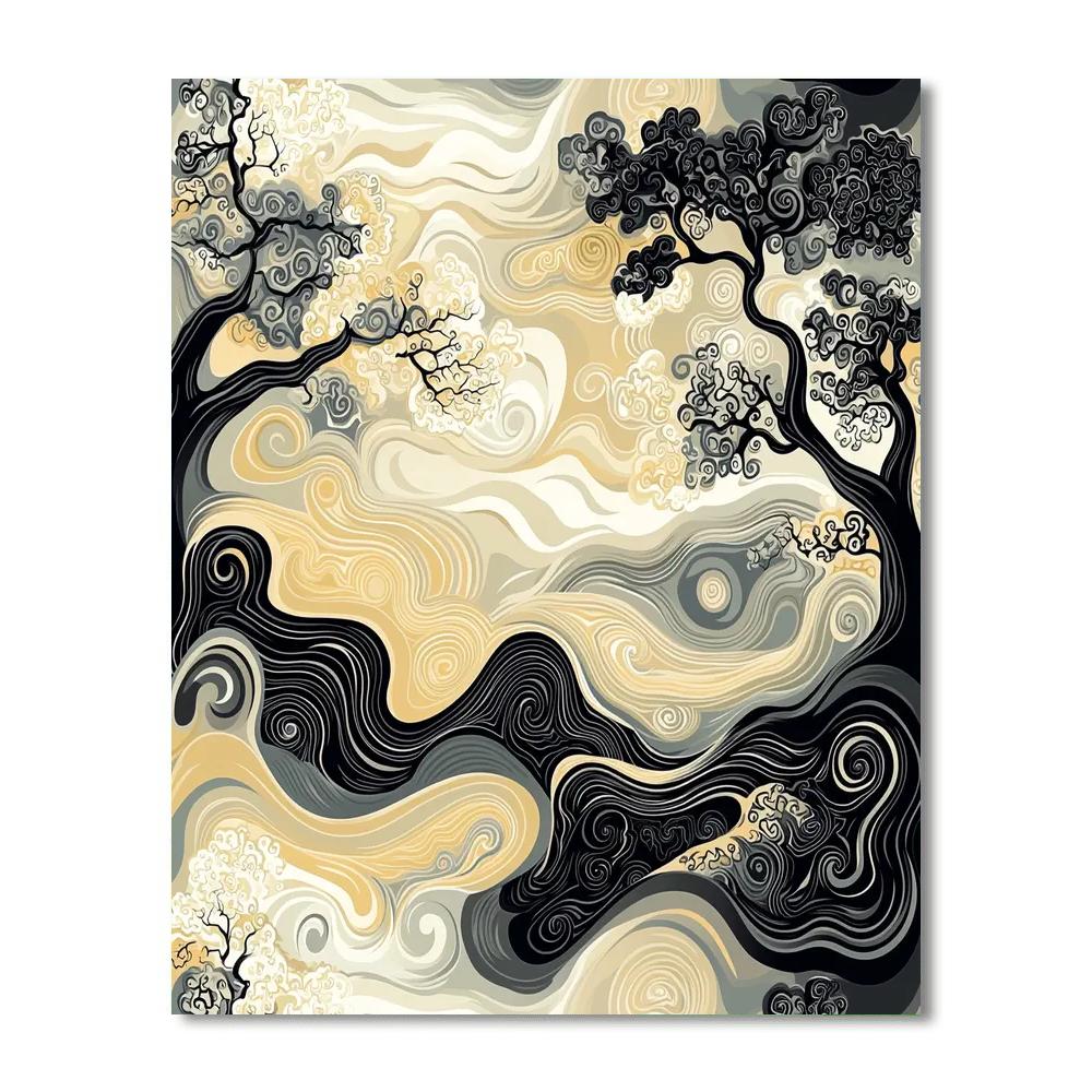 M.C. Escher Inspired Fractal Landscapes  Paint By Numbers Kits