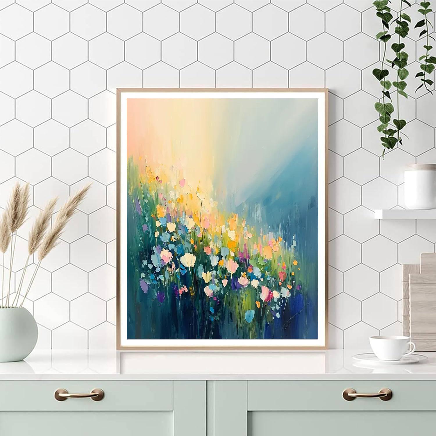 Edgar Degas Inspired Luminescent Meadow Whispers  Paint By Numbers Kits