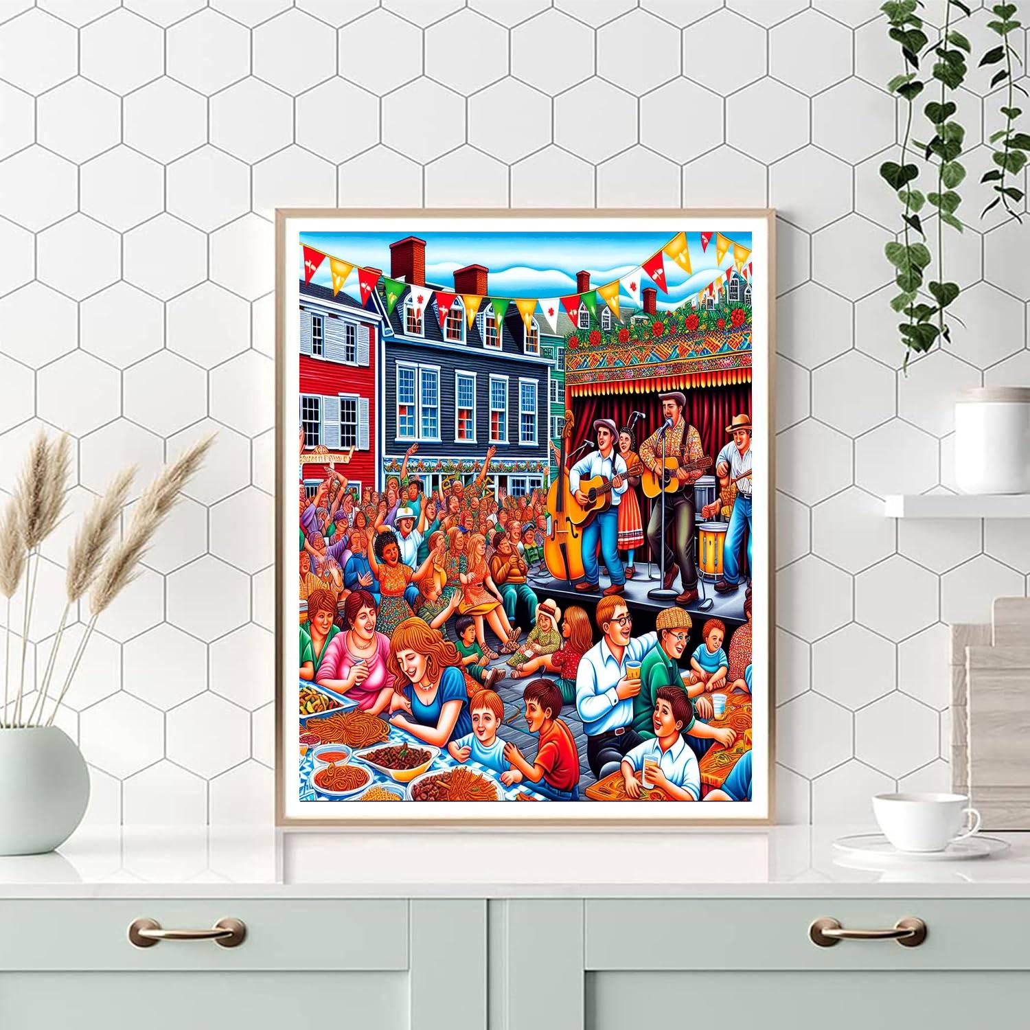 Jubilee Day - Canada Paint By Color