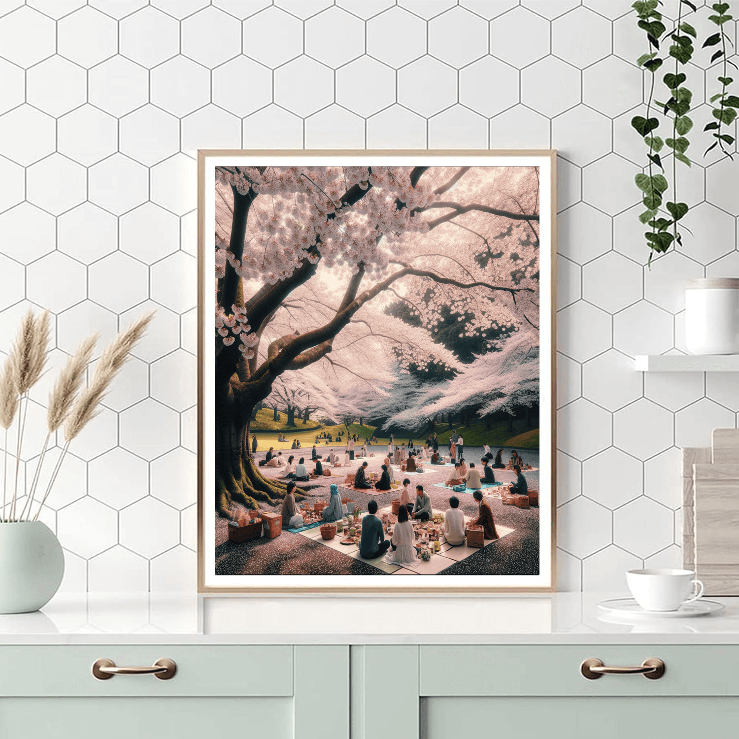 Hanami Festival - Tokyo Paint By Color