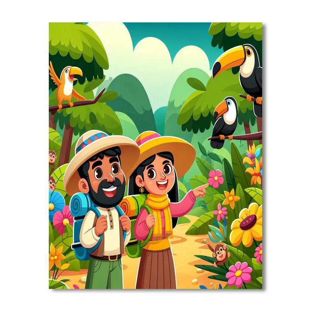 Mysterious Jungle Quest Paint By Number