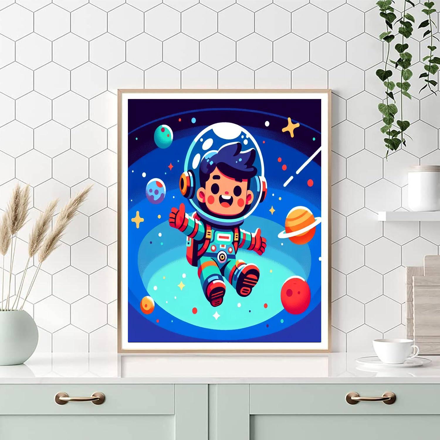 Brave Little Space Cadet Paint By Numbers Kits