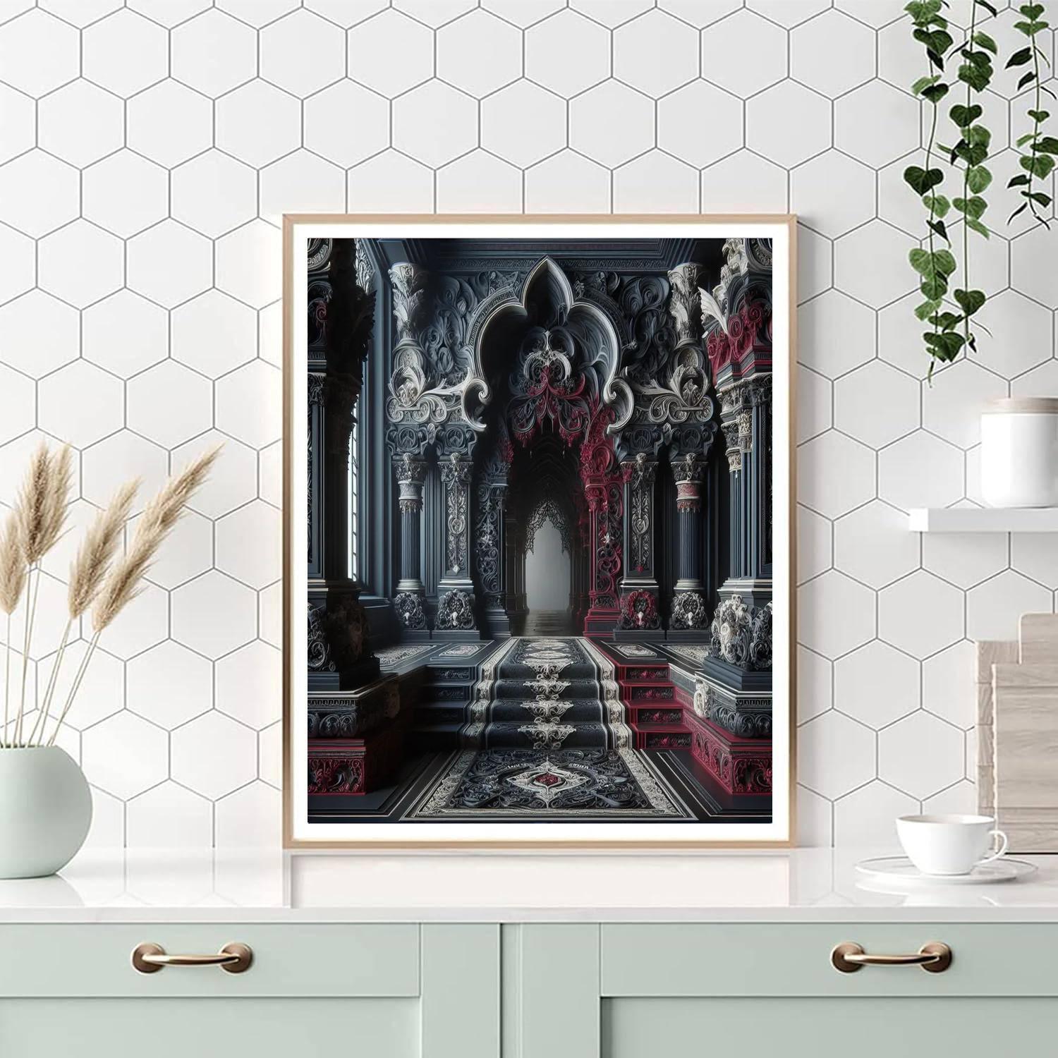Gothic Elegance Number Painting