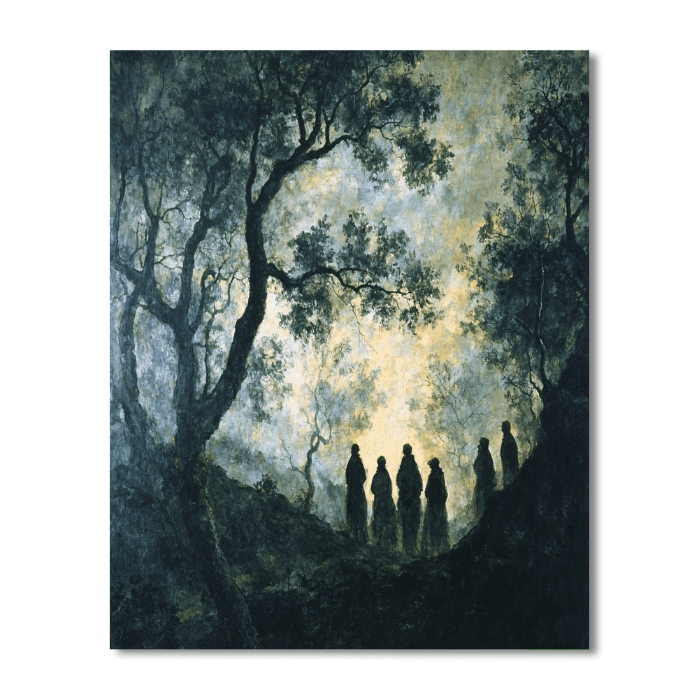 Francisco Goya Inspired Gothic Midnight Reverie  Paint By Color