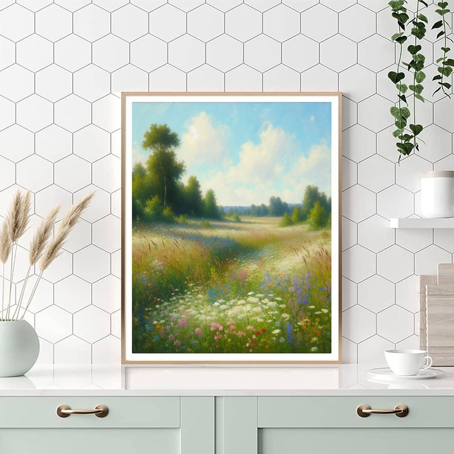 Serene Summer Meadows Paint By Number