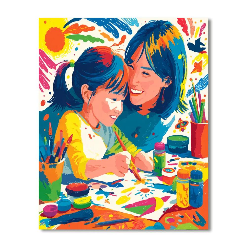 The Joy Of Crafting Together Painting By Numbers Kit