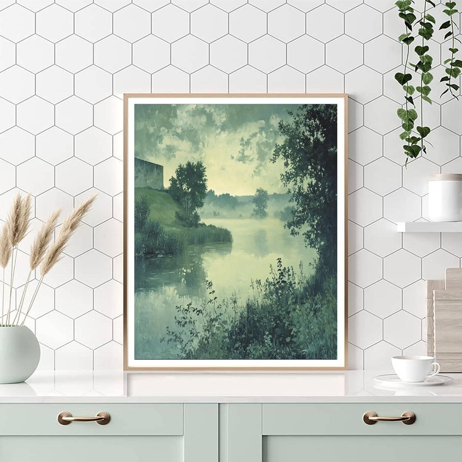 Edgar Degas Inspired Veil Of Fog  Paint By Numbers Kits