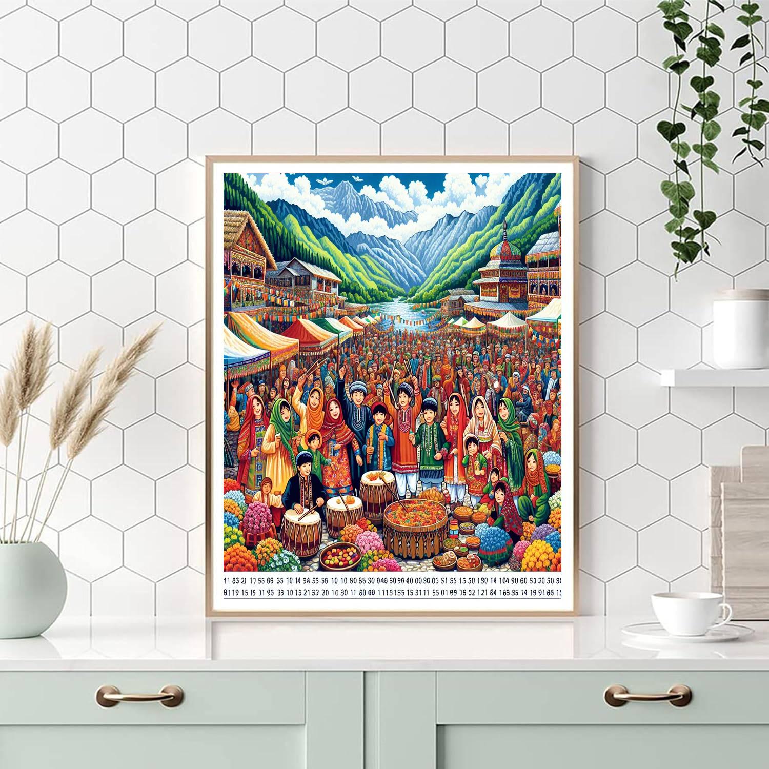 Poonch Mela - Pakistan Paint By Numbers Kits