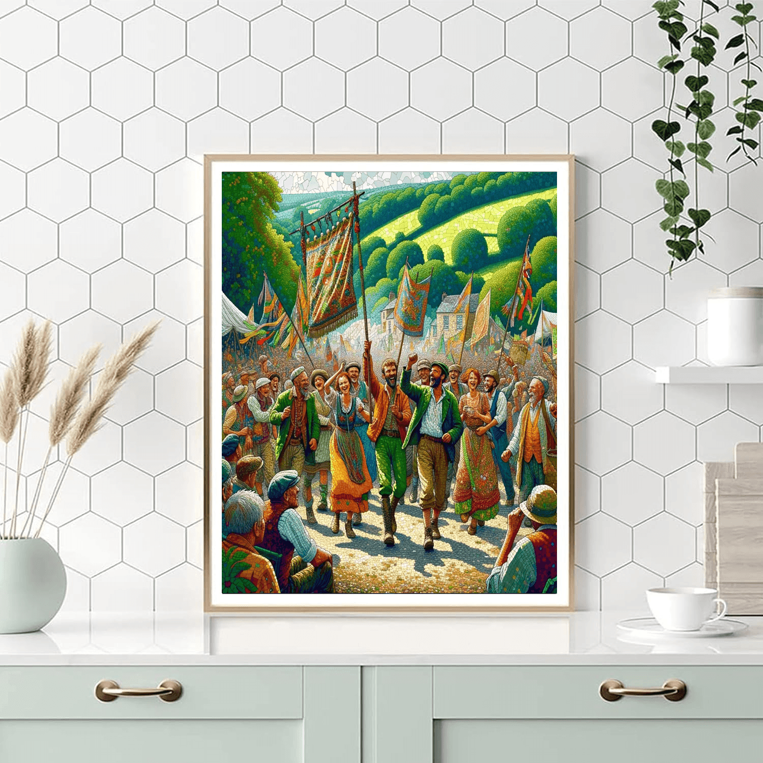 Nimbin Mardigrass - Australia Number Painting