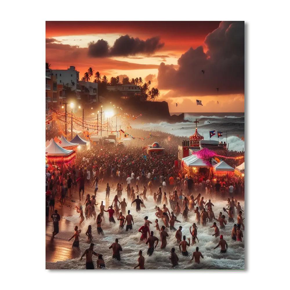 Día De San Juan - San Juan, Puerto Rico Paint By Number