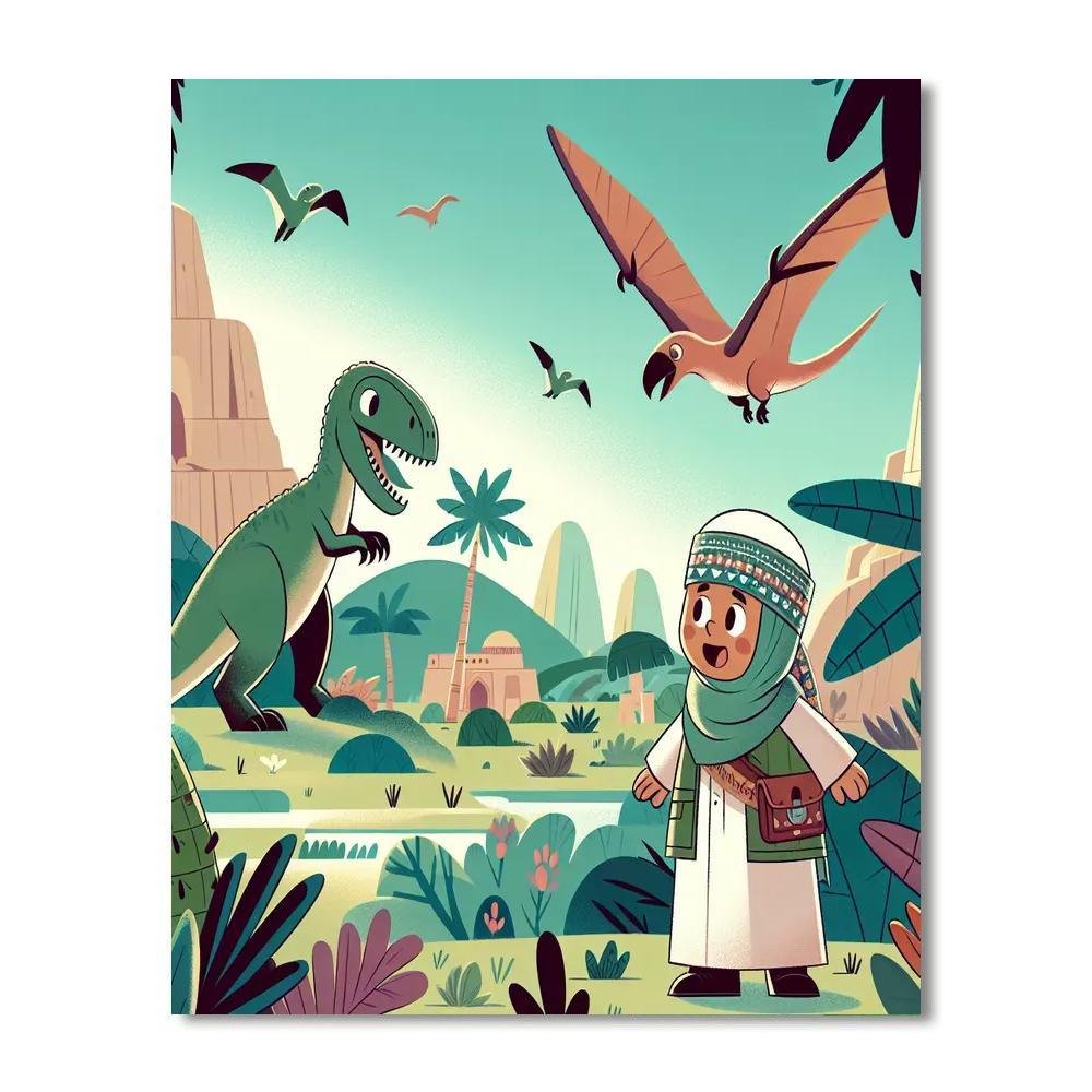 Dino Safari Experience Paint By Number
