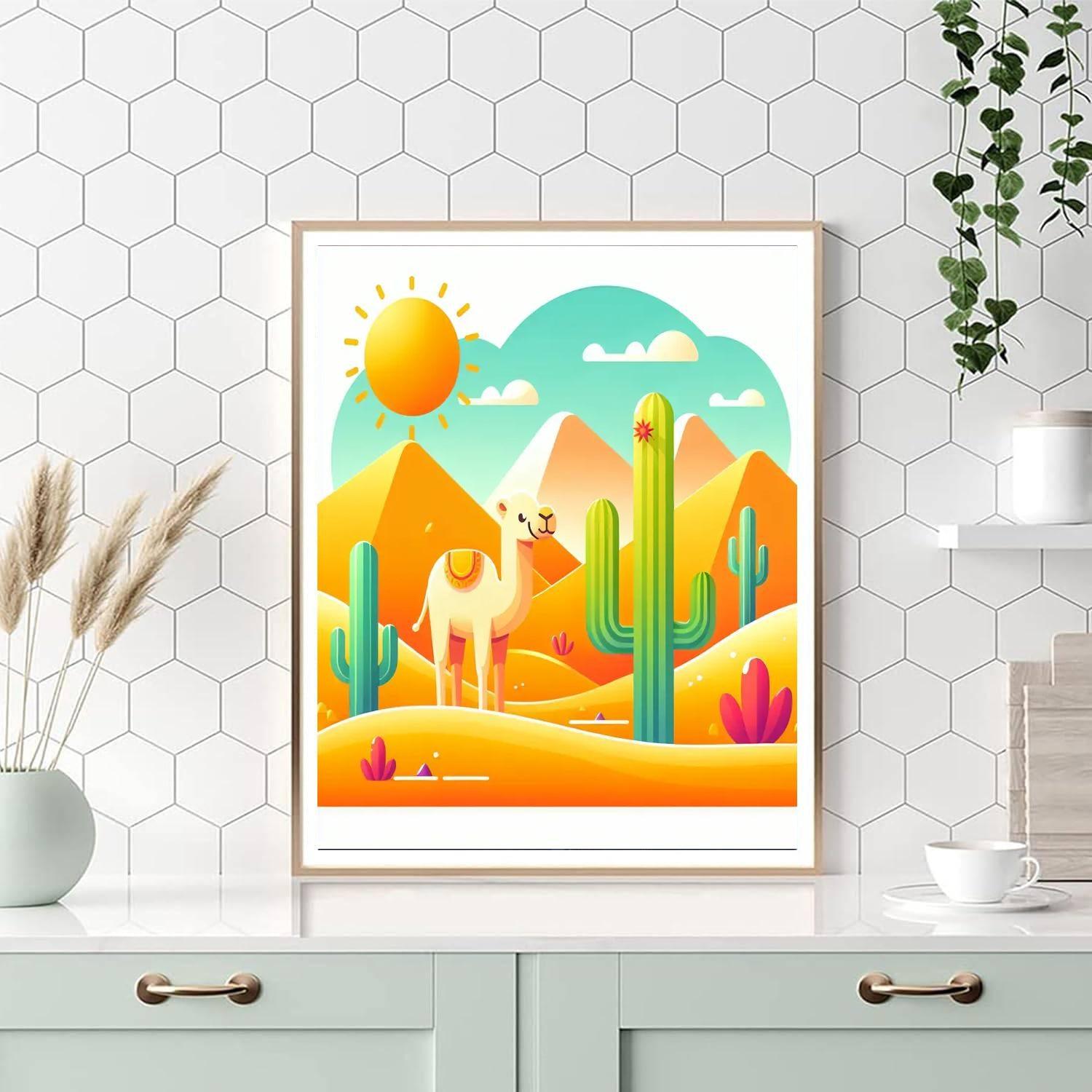 Desert Adventures Paint By Numbers Art