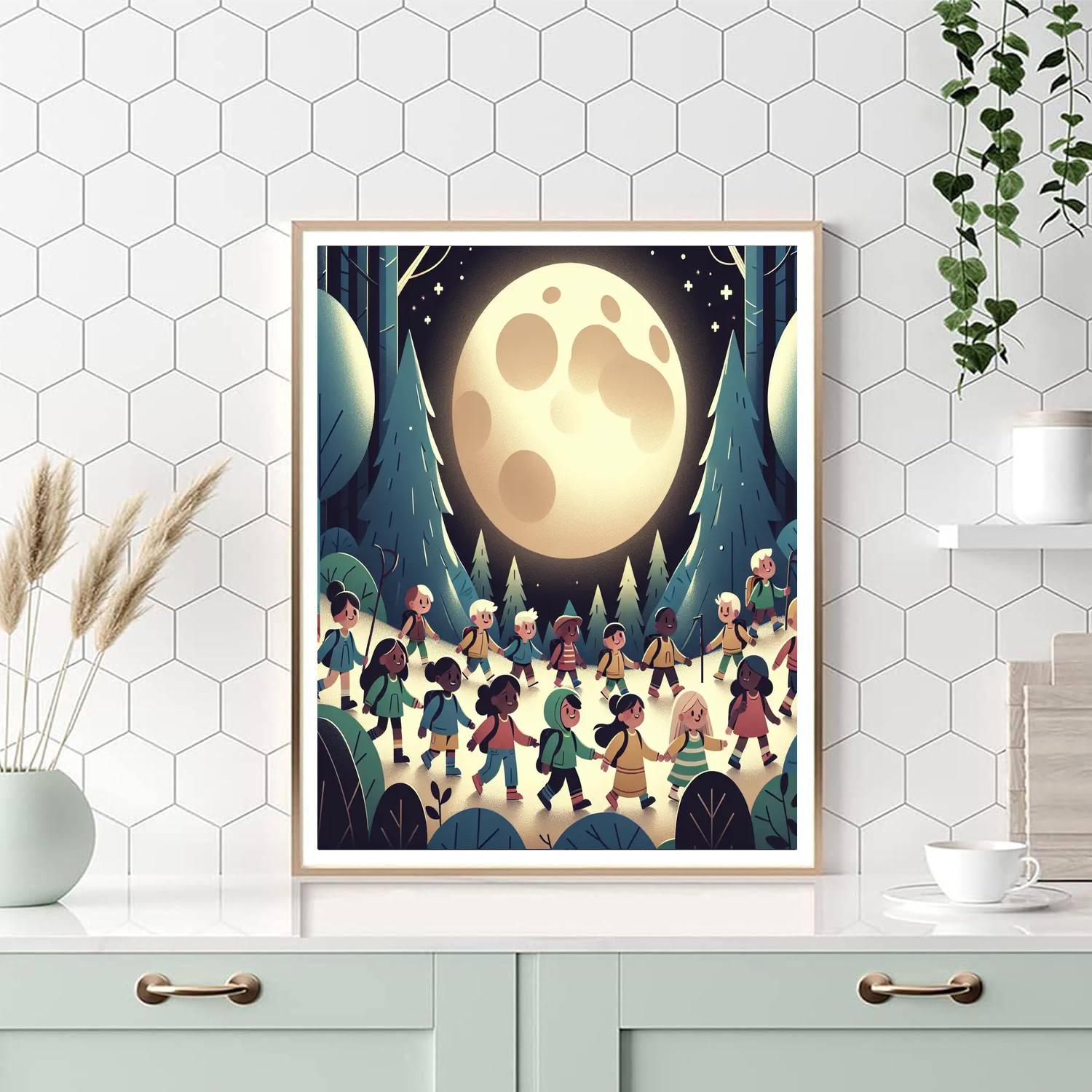 Moonlit Adventure Trail Paint By Color