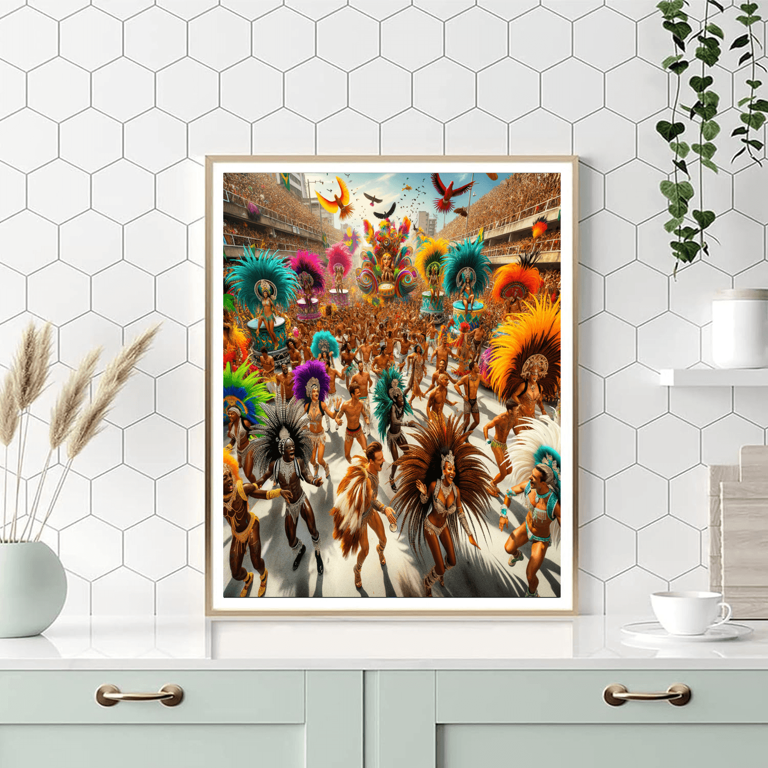 Carnival Of Rio De Janeiro - Brazil Paint By Number