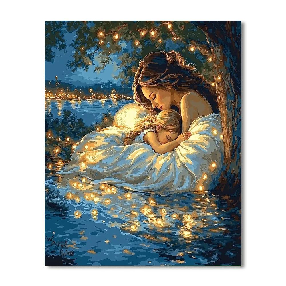 A Mother’s Touch Number Painting