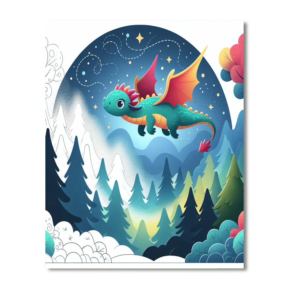Mythical Creature Journey Paint By Numbers Kits