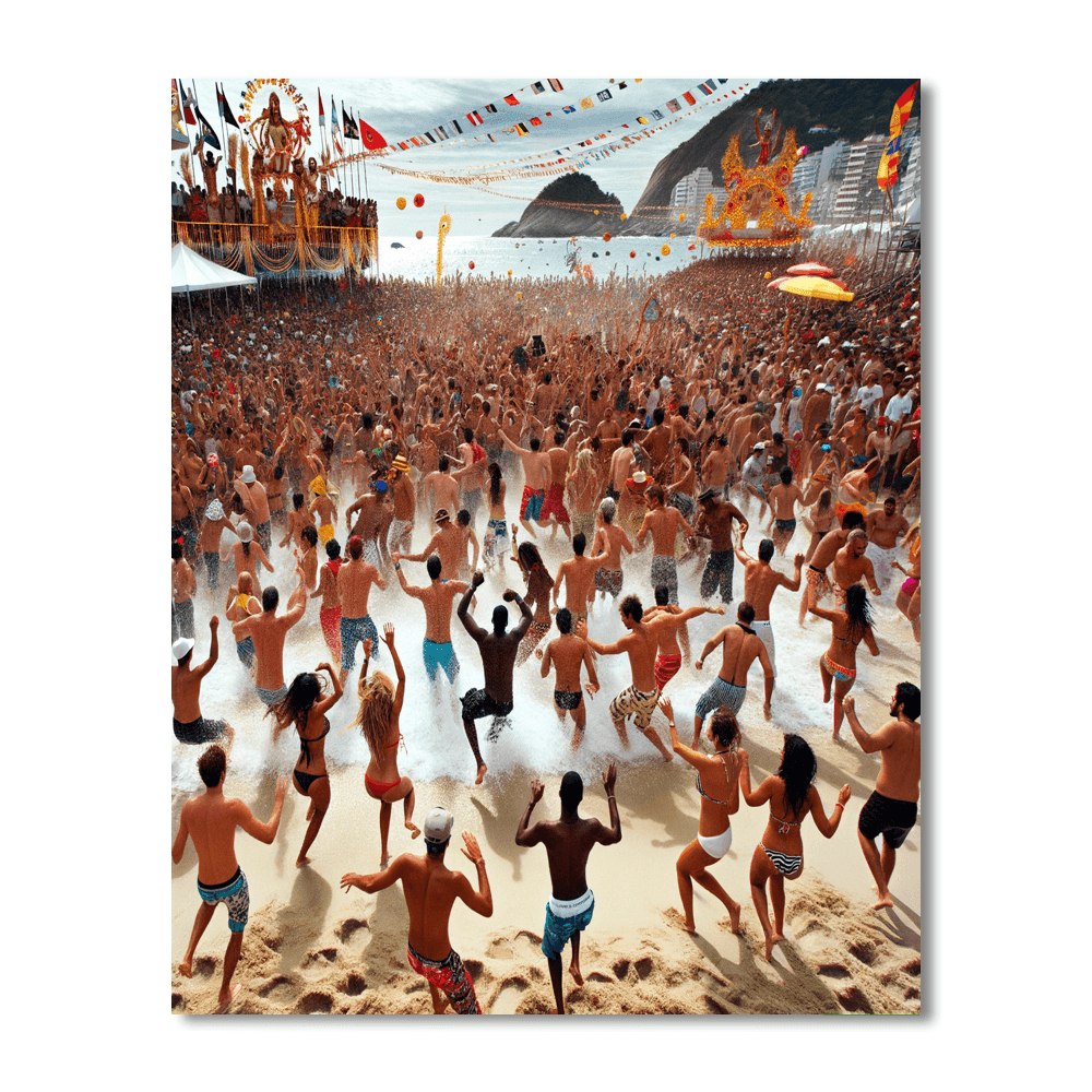 San Juan Festival - Puerto Rico DIY Paint By Numbers