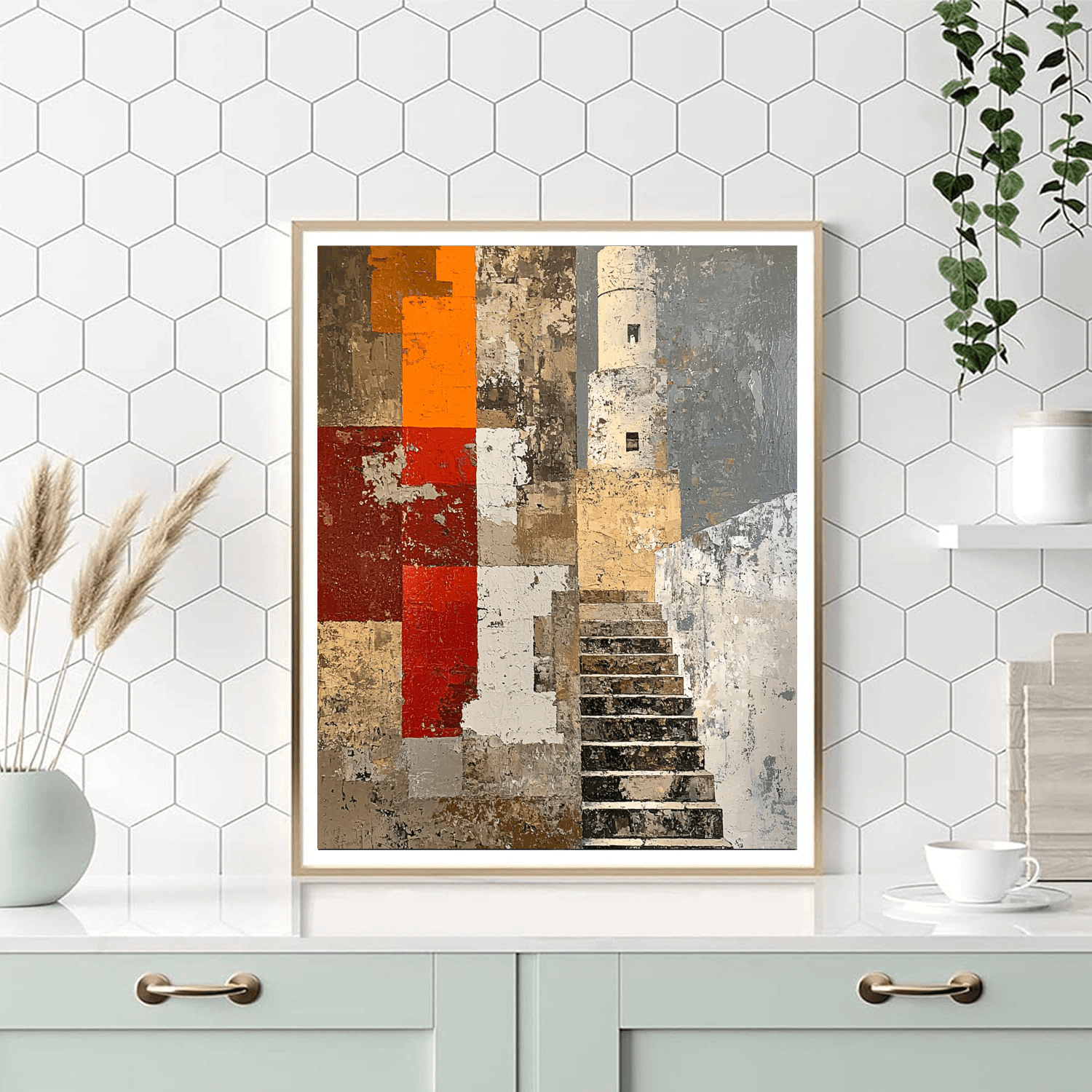 Anselm Kiefer Inspired Textures Of Time  Paint By Numbers Art