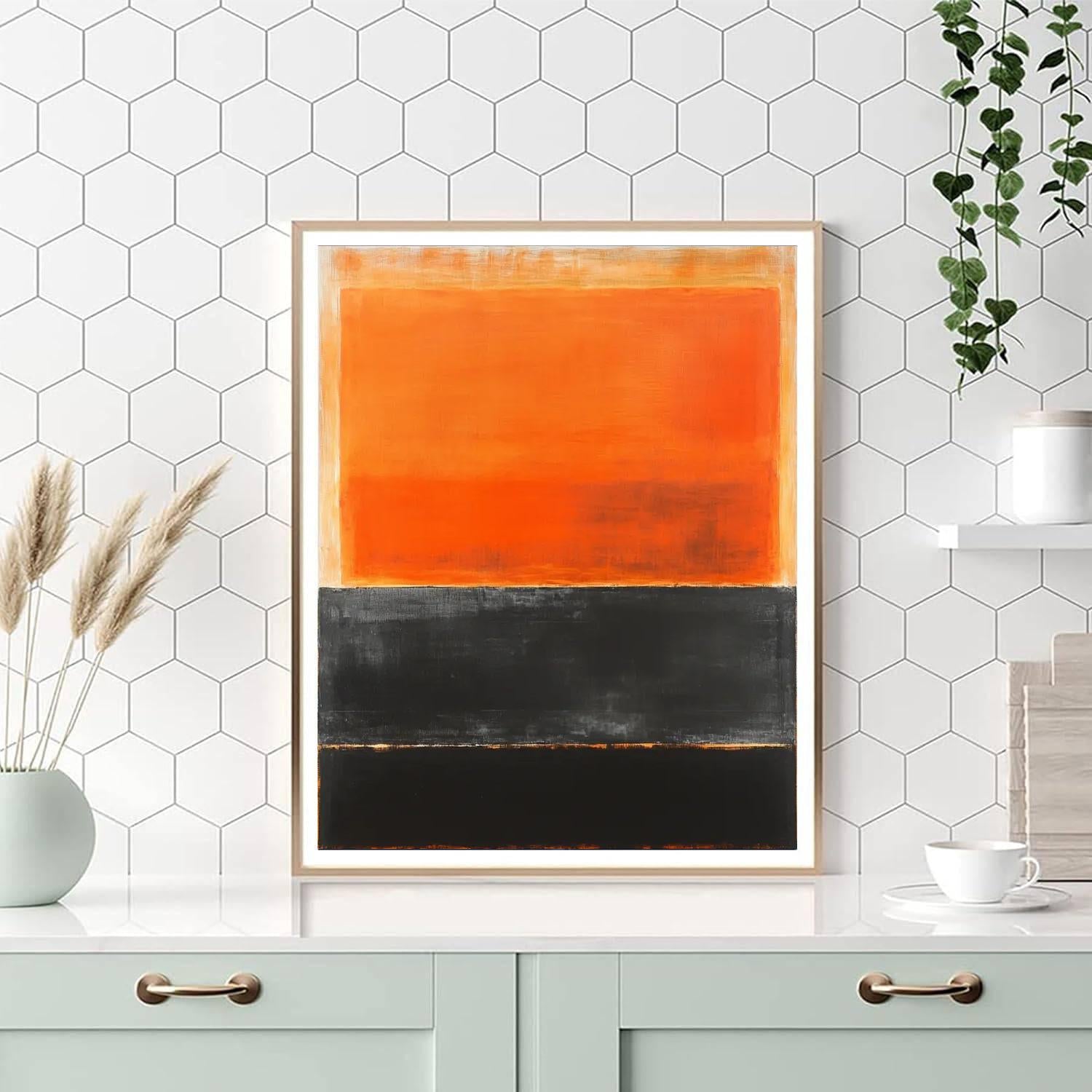 Mark Rothko Inspired Time's Passage  Paint By Numbers