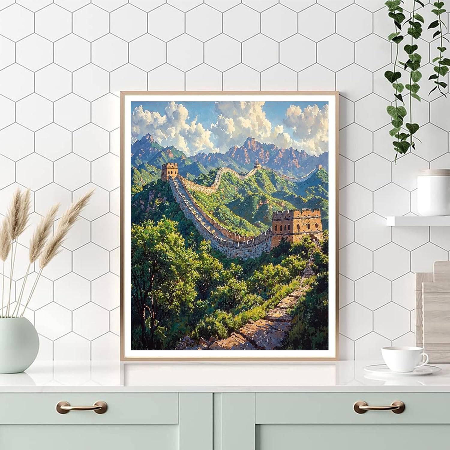 Great Wall Of China - China Numbered Painting Kits