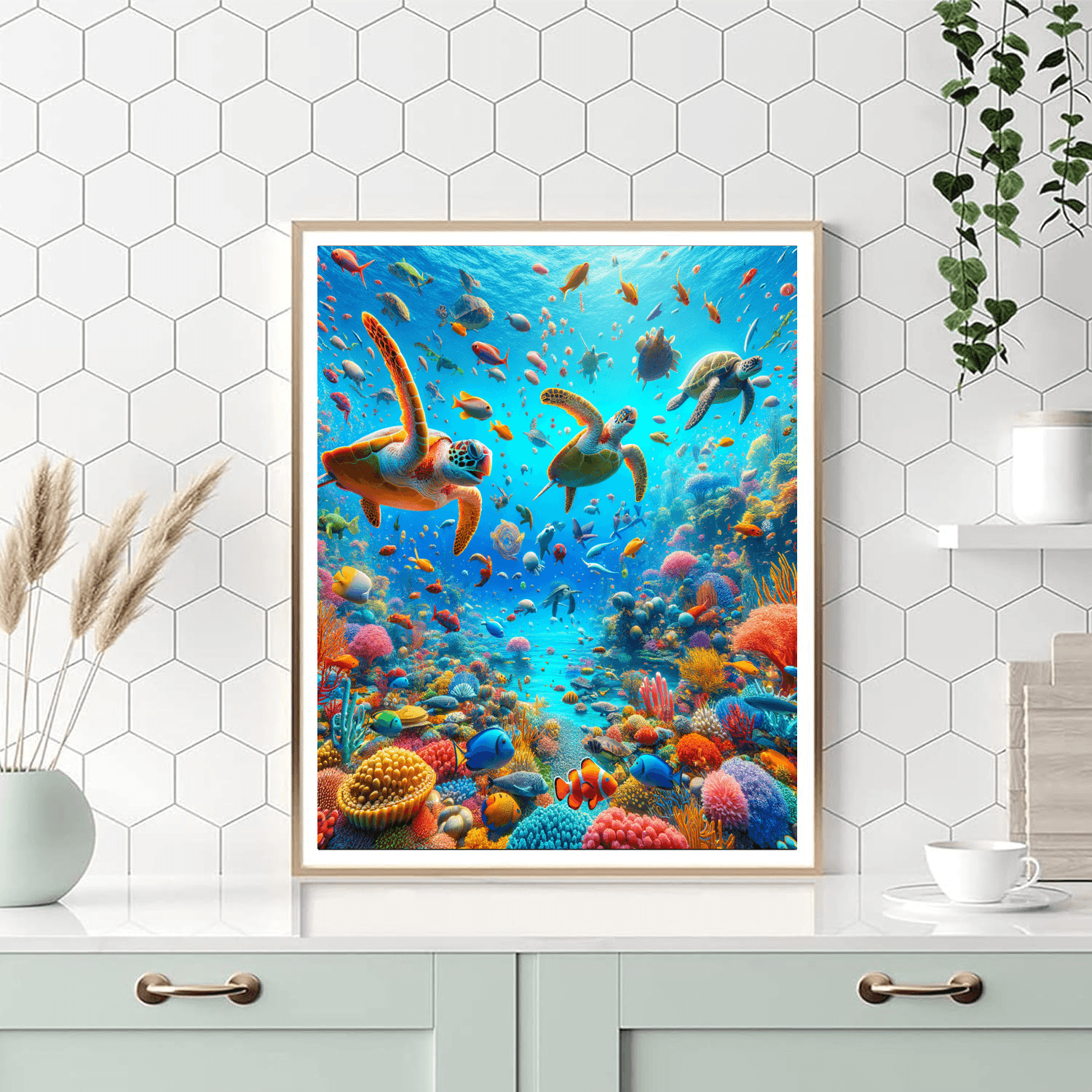 Vibrant Undersea Adventure Paint By Number