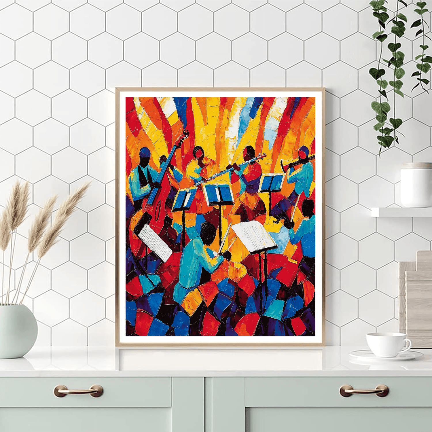 Henri Matisse Inspired Musical Moments  DIY Paint By Numbers