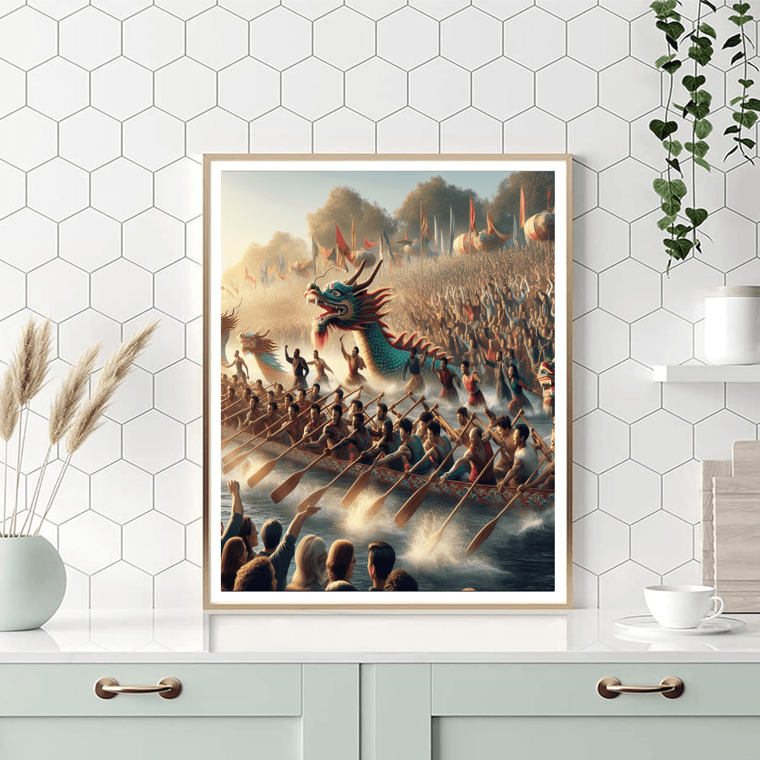 Dragon Boat Festival - China Paint By Numbers Kits