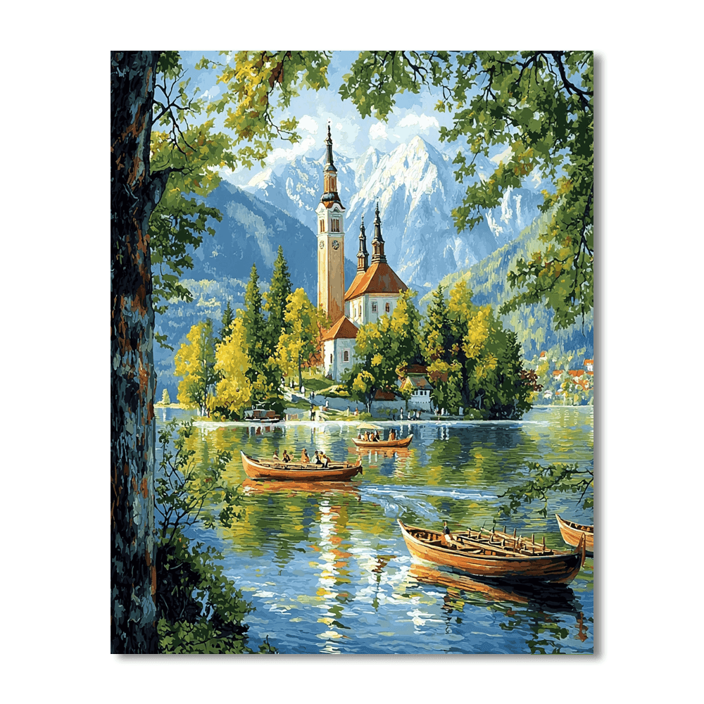 Bled Island Paint By Numbers Kits