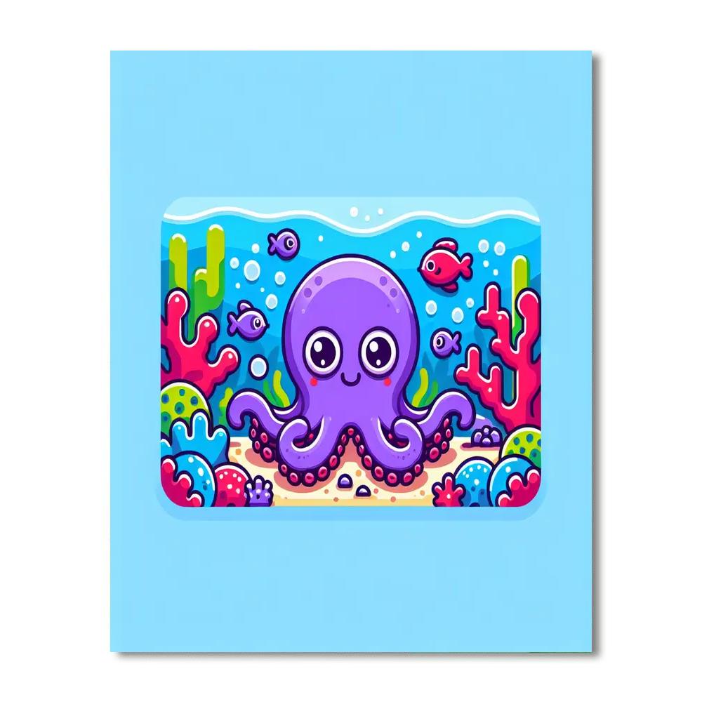 Ocean Adventure Octopus Paint By Numbers