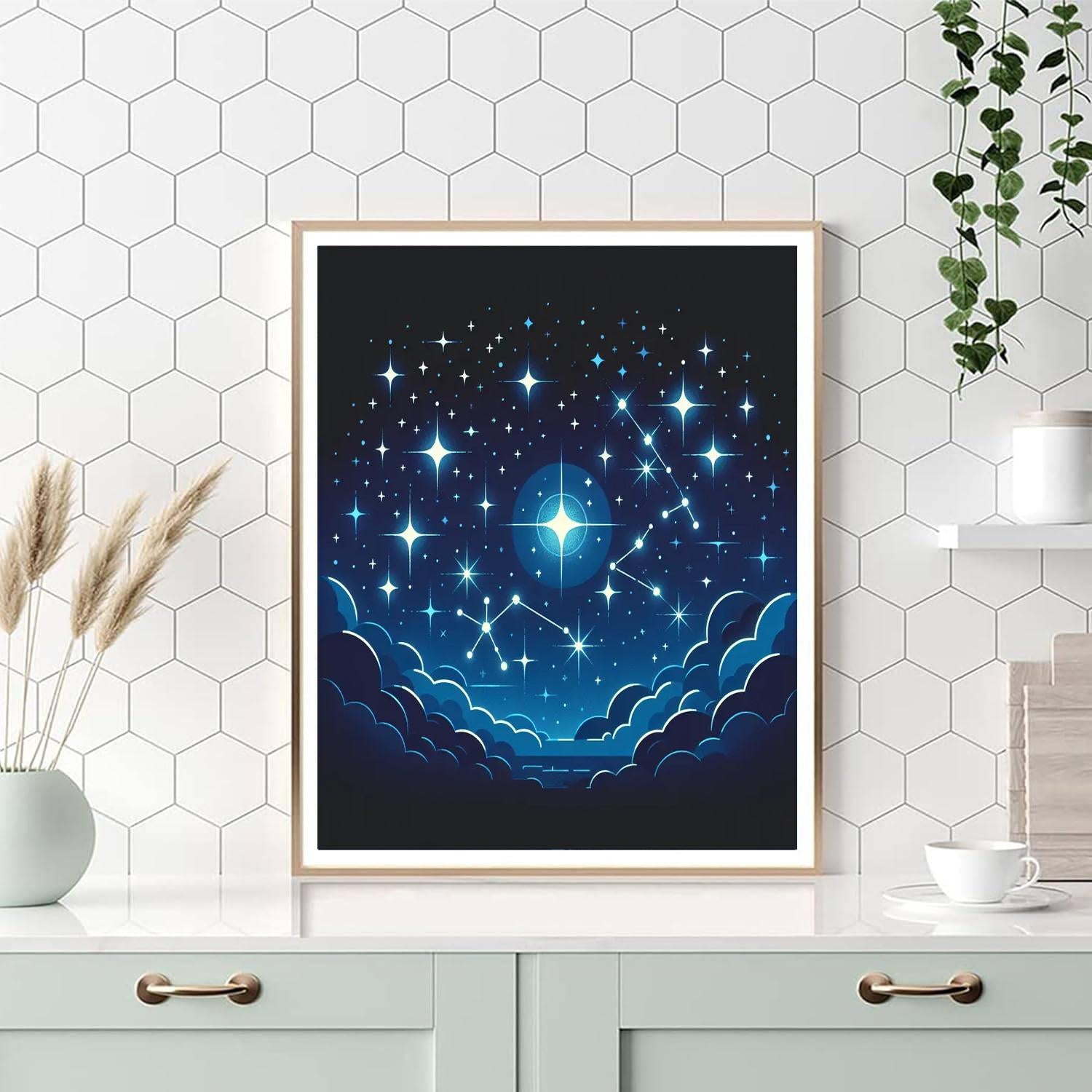 Starry Constellations Number Painting