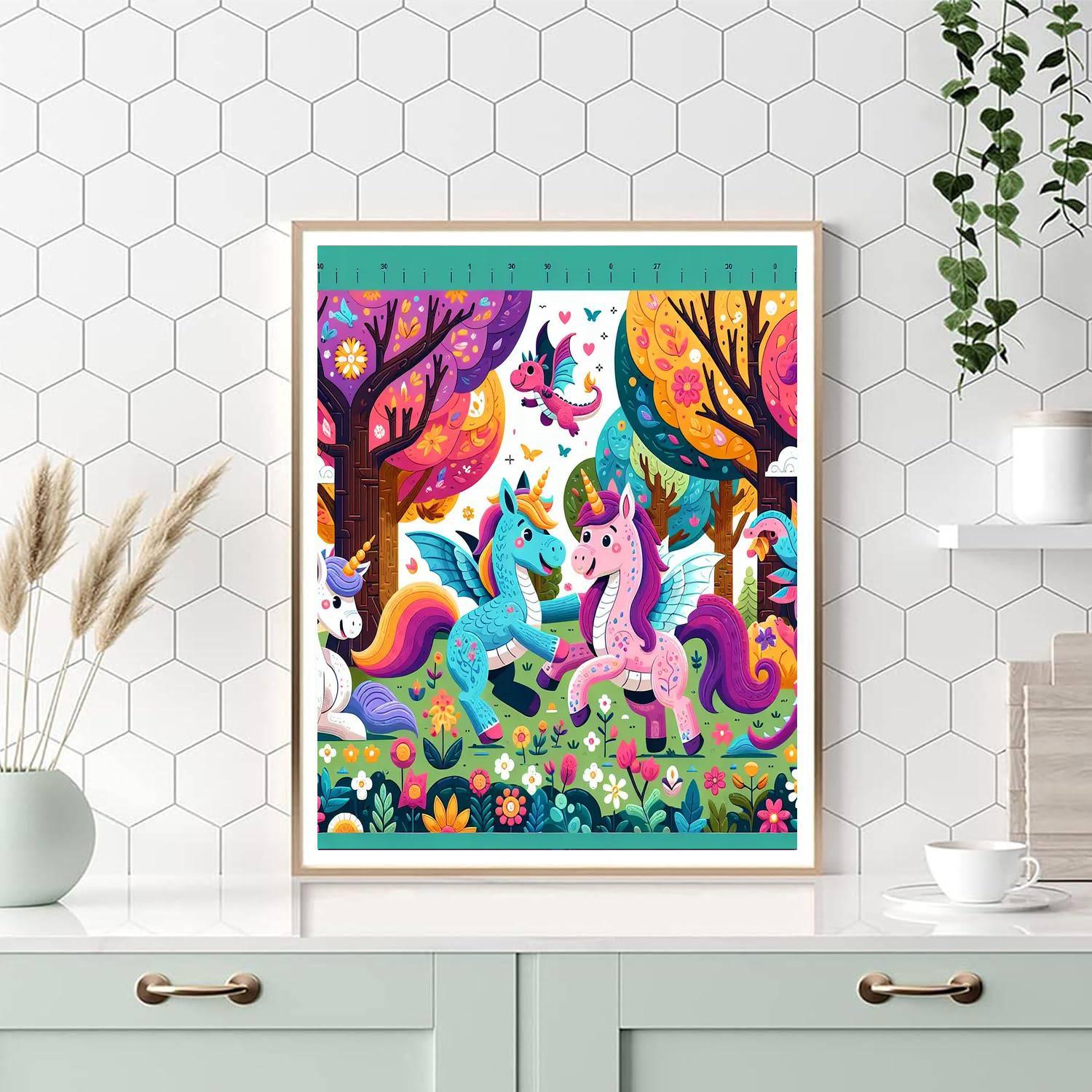 Magical Creatures Adventure Paint By Numbers Kits