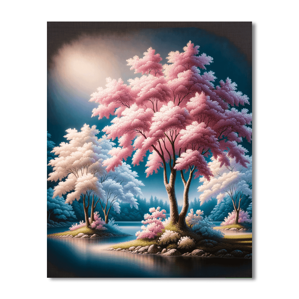 Serenity Blossom DIY Paint By Numbers