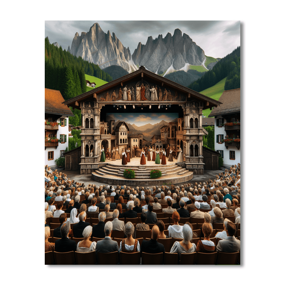 Oberammergau Passion Play - Germany Numbered Painting Kits
