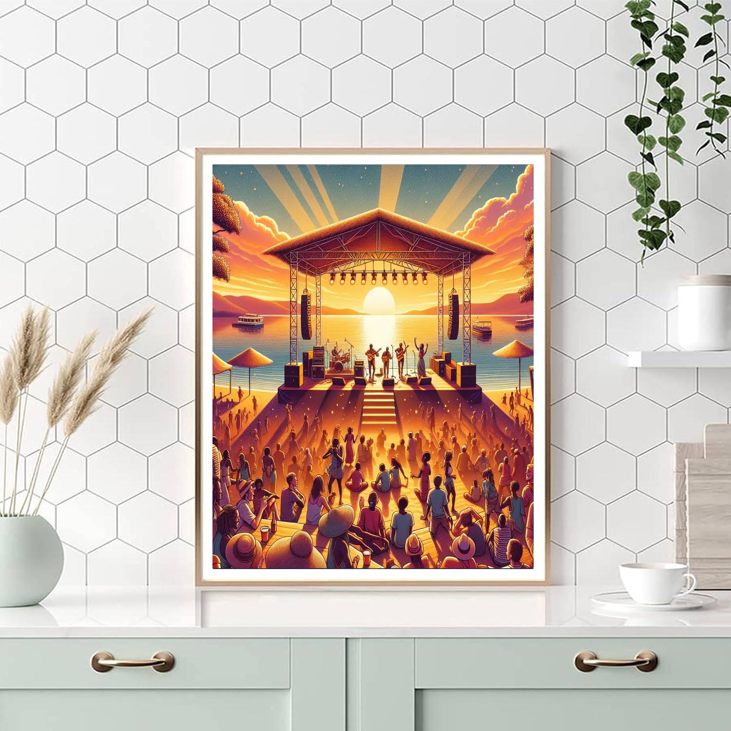 Lake Of Stars Festival - Malawi Painting Number Kit