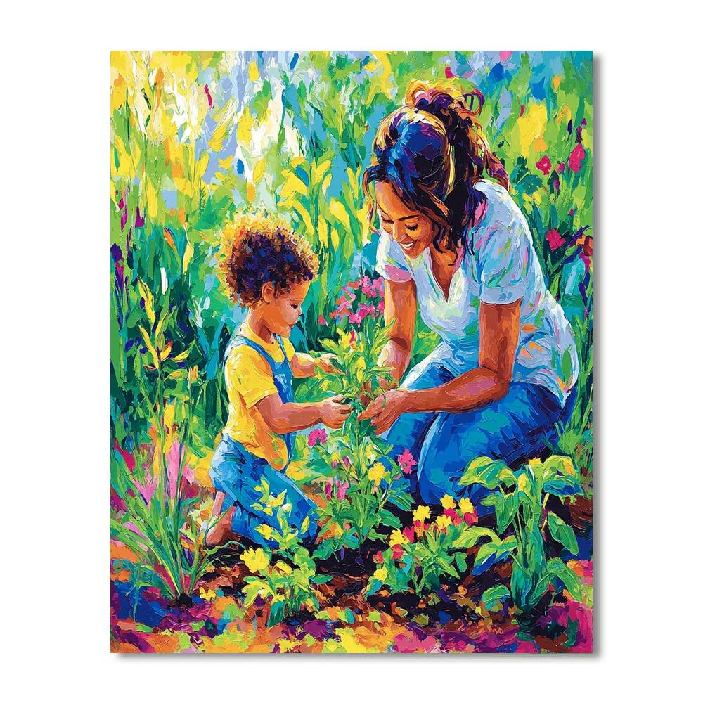 Happiness In The Garden Paint By Number