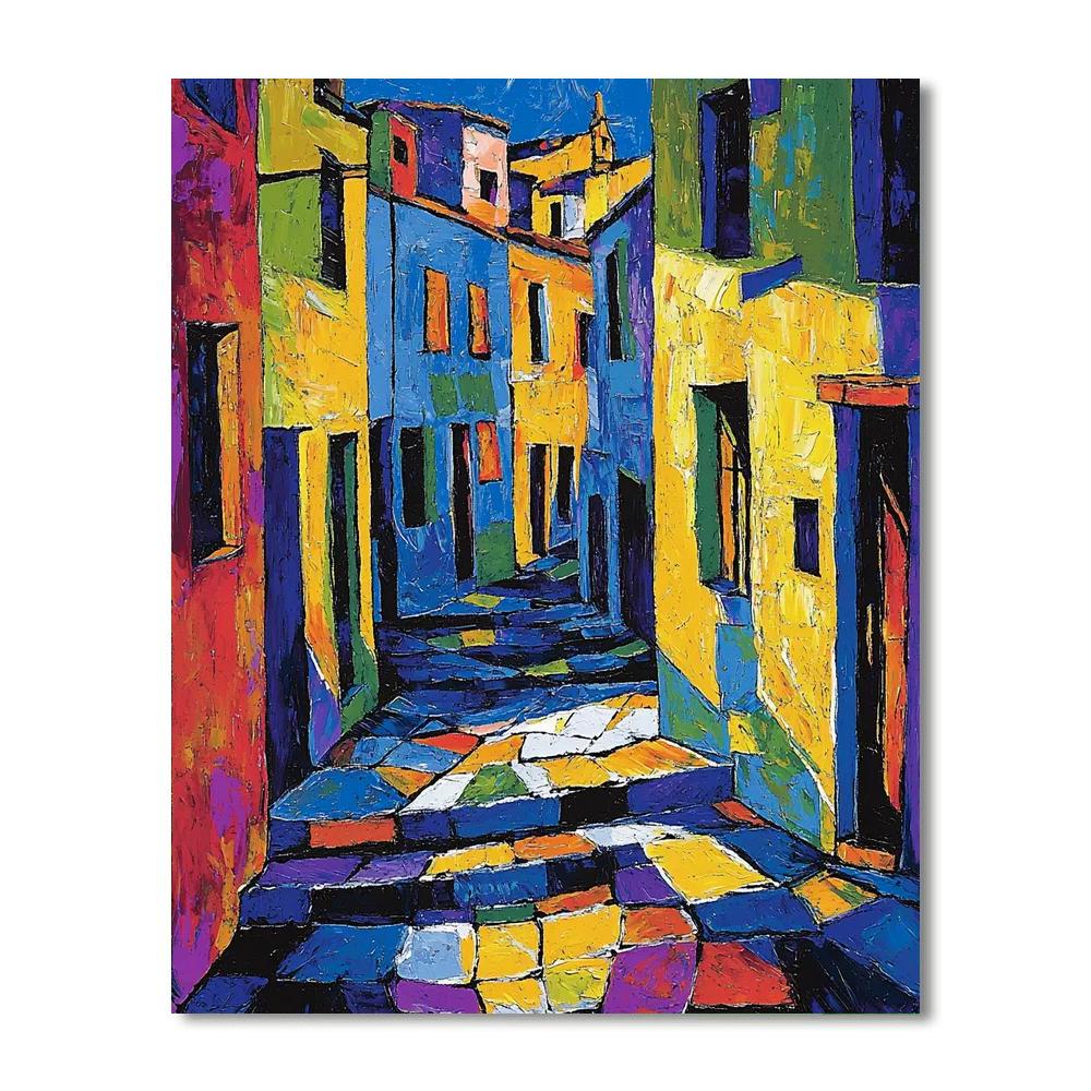 Paul Cézanne Inspired Playful Shadows  Paint By Numbers Kits