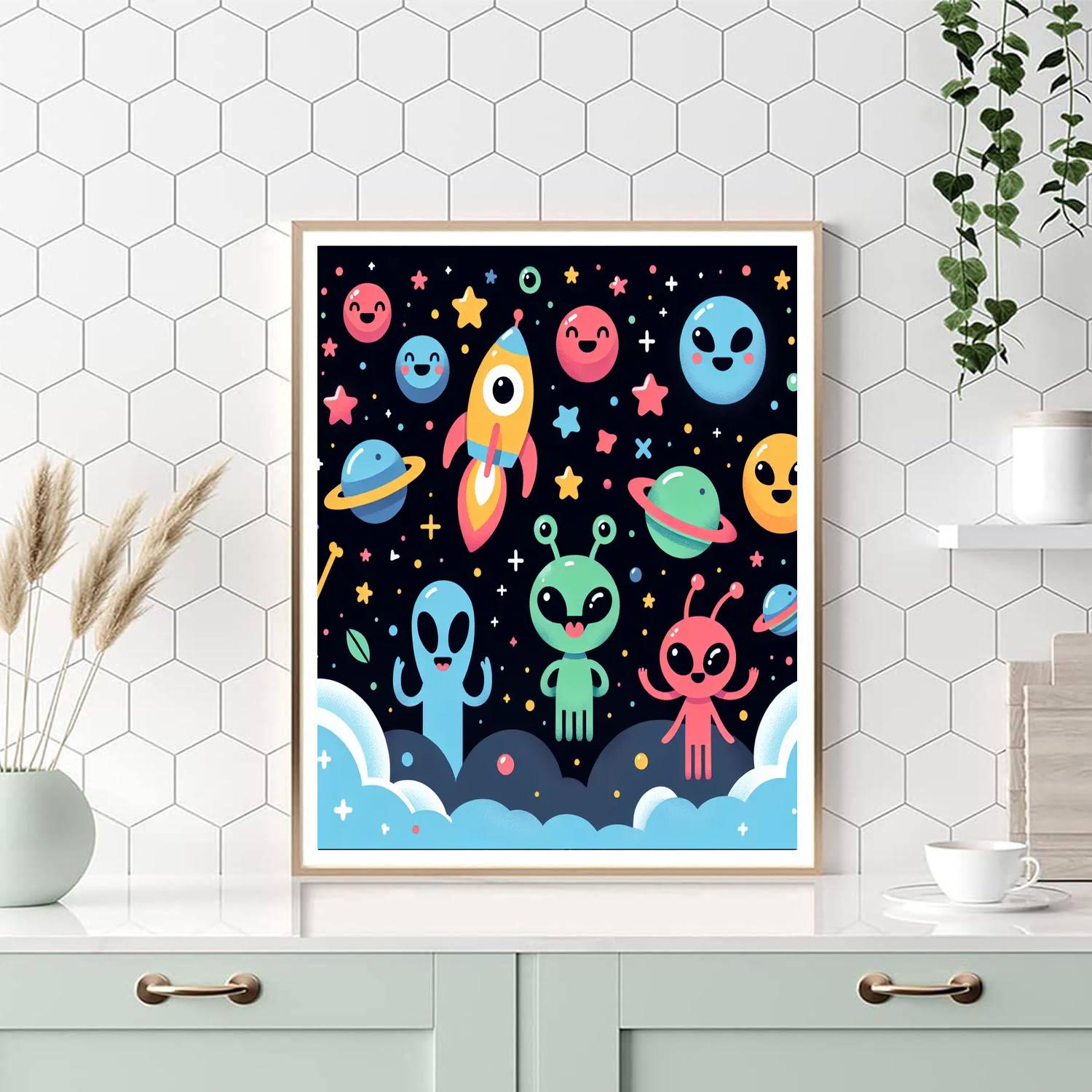 Magical Adventure In Space Paint By Number