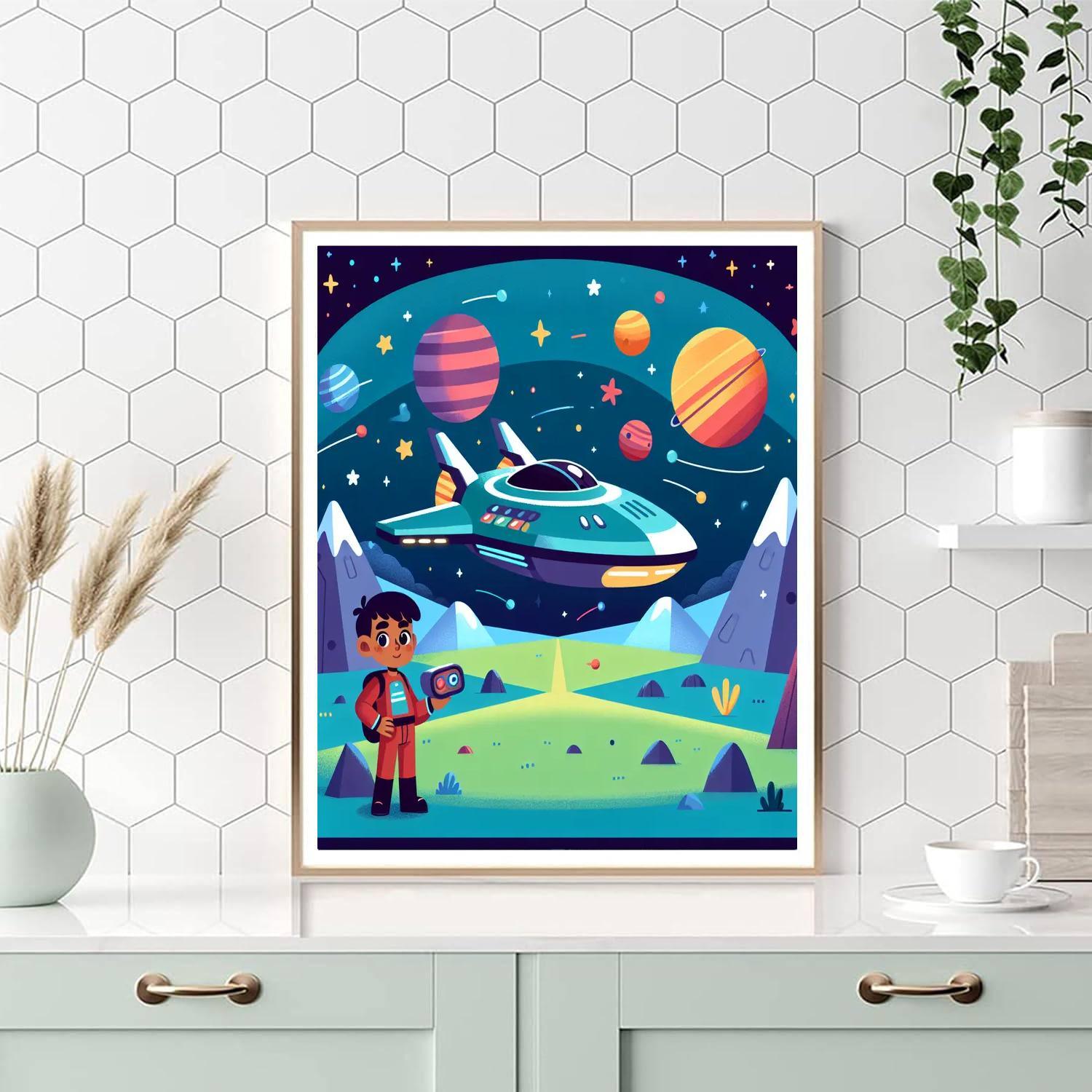 Starship Commander Voyage Numbered Painting Kits