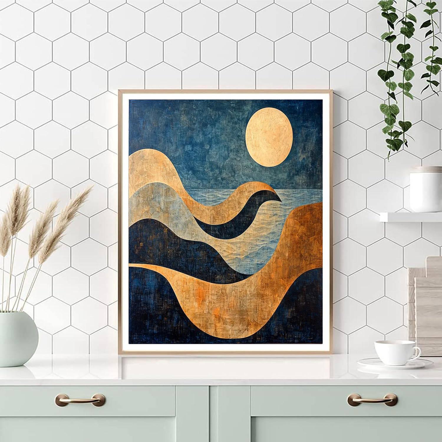 Max Ernst Inspired Dreamscape Of Elements  Painting By Numbers Kit