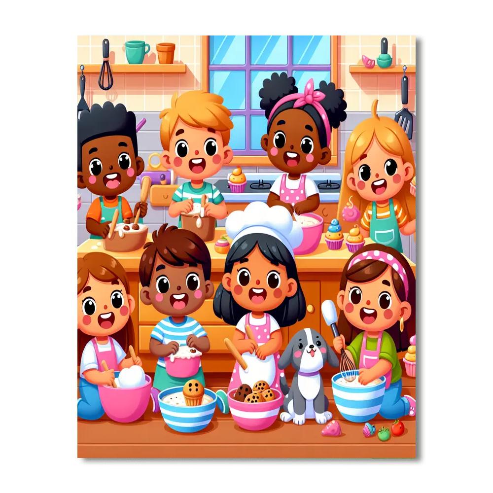 Baking Buddies Numbered Painting Kits