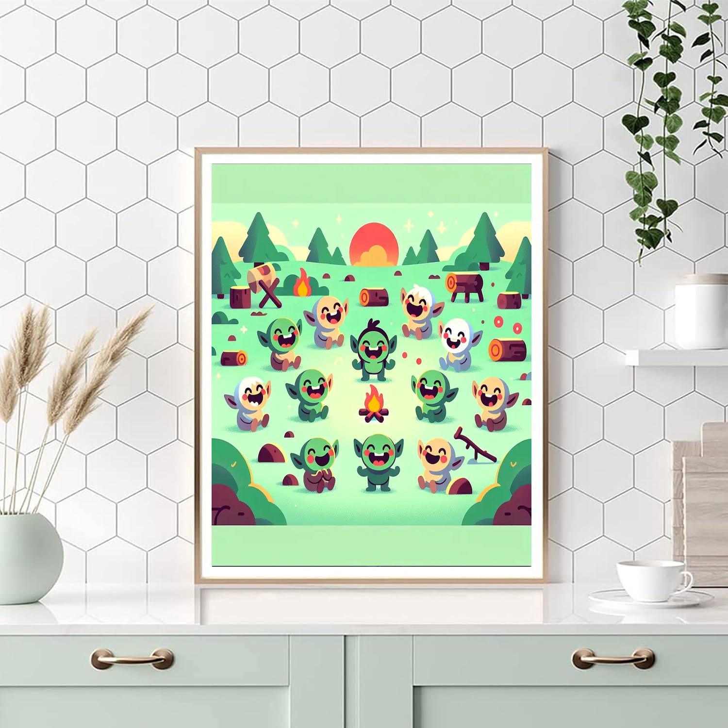 Giggling Goblins Gathering Paint By Number