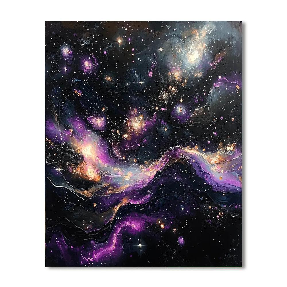Caravaggio Inspired Echoes Of The Cosmos  Painting By Numbers Kit
