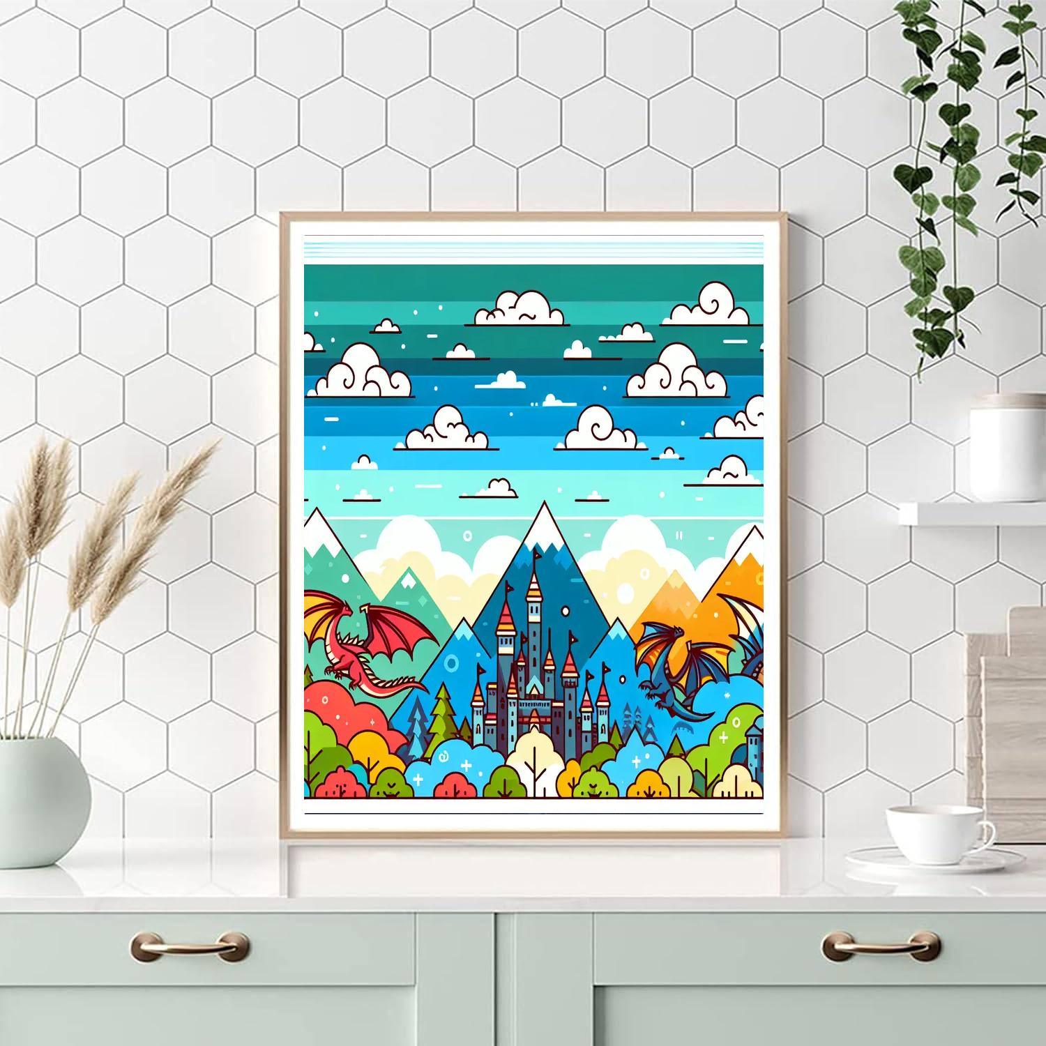 Fantasy Adventure World Paint By Number
