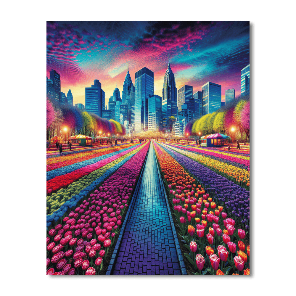 Istanbul Tulip Festival - Turkey Paint By Numbers Kits