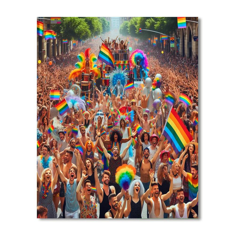 Pride Parade - World Paint By Numbers Kits